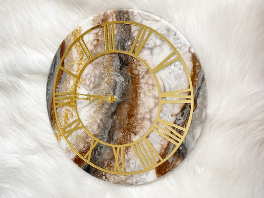 Luxury Resin Clock