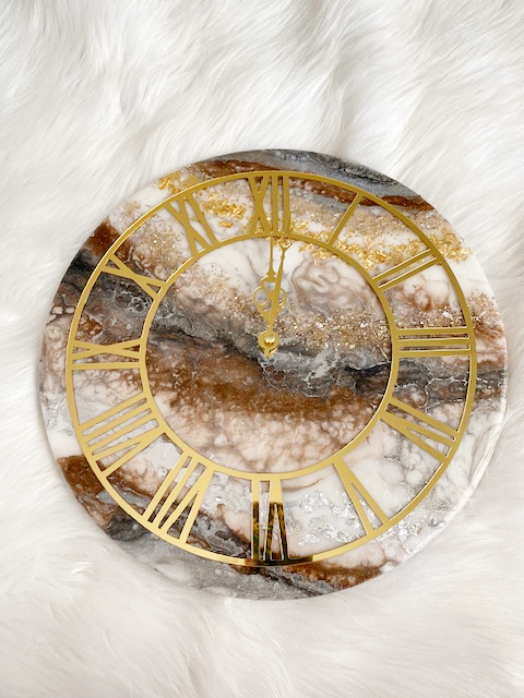 Luxury Resin Clock