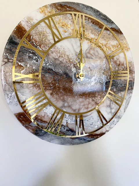 Luxury Resin Clock