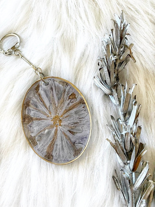 Lavender Keychain